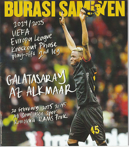 AZ Programma 20-feb-2025 Galatasaray away